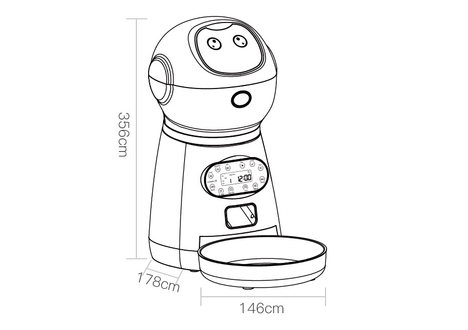 Pawsomefeed Automatic Pet Feeder